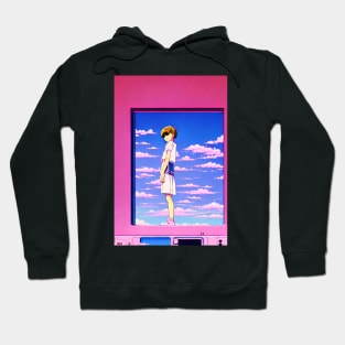 Anime Girl - Retro Future Hoodie